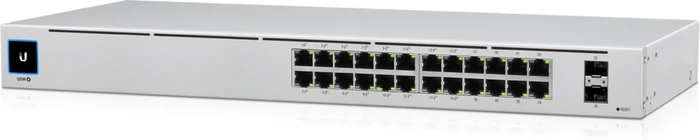 Ubiquiti UniFiSwitch 24 Rackmount Gigabit Managed Switch, 24x RJ-45, 2x SFP, 95W PoE+