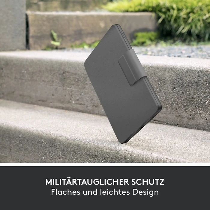 Logitech Rugged Folio für iPad 10, grau, DE