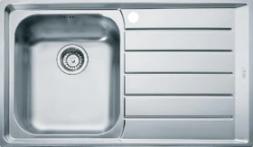 Franke Neptun NEX 611 Einbau Becken links mit Ablauffernbedienung edelstahl