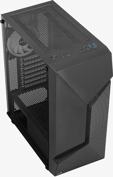 AeroCool Scape, Lüfter LED Fixed RGB, Glasfenster