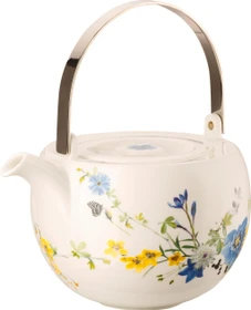 Rosenthal Brillance Bone China Fleurs des Alpes Teekanne 6 Personen