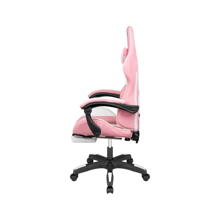 Krüger&Matz Warrior GX-150 Gamingstuhl, rosa/weiß