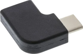 InLine USB-C 3.1 [Buchse] auf USB-C 3.1 [Stecker] Adapter 90° gewinkelt schwarz (35803)