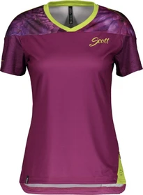 Scott Trail Flow Trikot kurzarm ultra violet/sharp green (Damen)