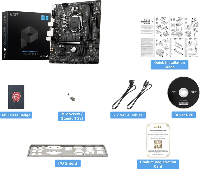 MSI B560M Pro (Intel 1200)