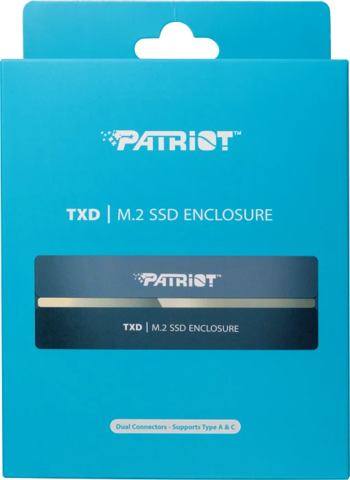 Patriot TXD M.2 PCIe SSD Enclosure, USB-C 3.1