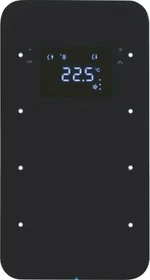 Berker KNX R.1 Touchsensor 3-fach mit Temperaturregler schwarz