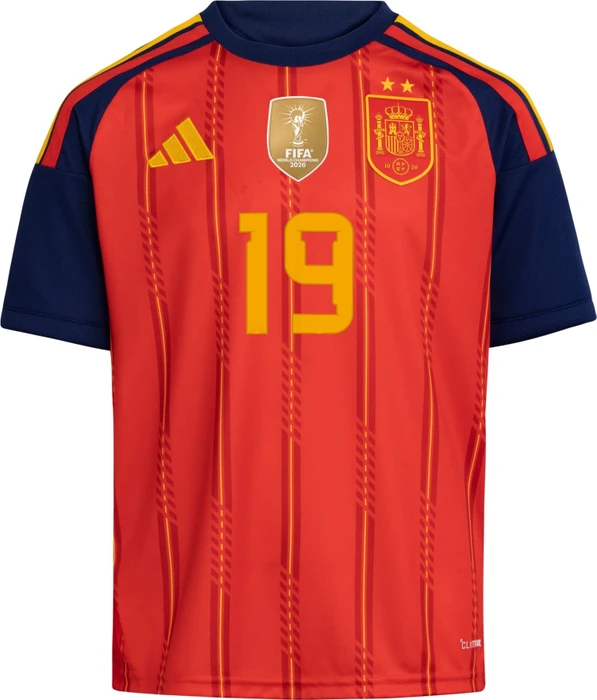 adidas FIFA WM 2026 Spanien Lamine Yamal Winner Heimtrikot kurzarm vivid red (Junior)