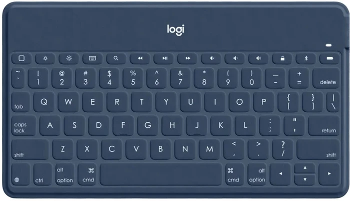 Logitech Keys-To-Go mit iOS-Sondertasten Classic Blue, Bluetooth, ES