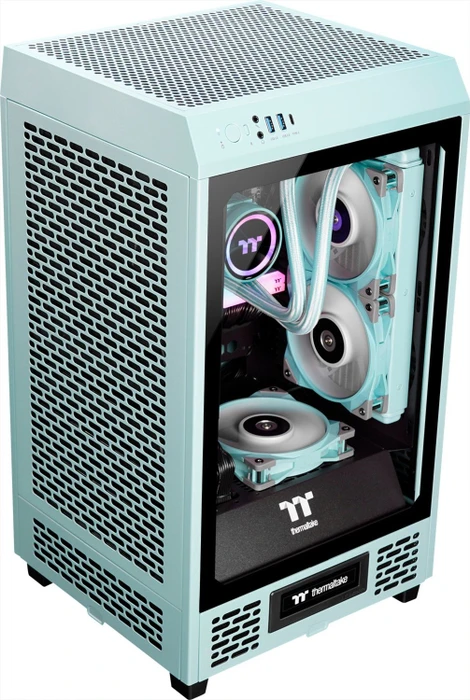 Thermaltake Toughline T200A, türkis, Ryzen 7 7800X3D, 32GB RAM, 1TB SSD, Radeon RX 7900 XT