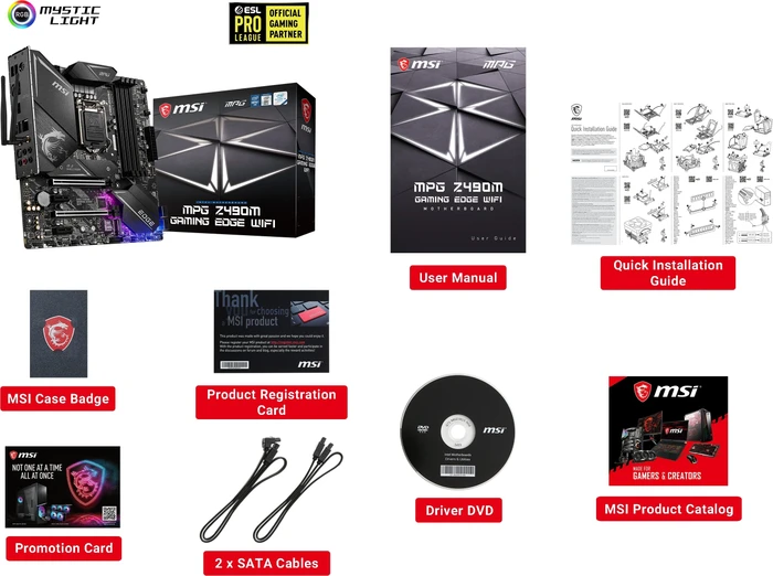 MSI MPG Z490M Gaming Edge WiFi (Intel 1200)