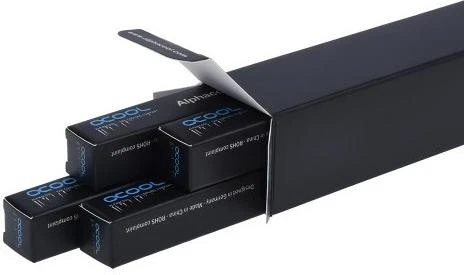Alphacool HardTube Acrylrohr, 80cm 13/10mm, klar, 4-fach
