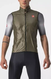 Castelli Aria Shell Fahrradweste moss brown (Herren)