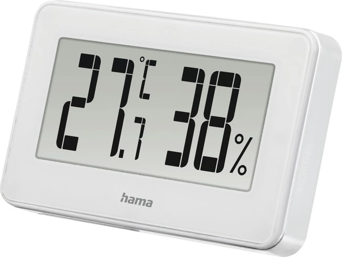 Hama Mini Hygrometer-Temperaturstation weiß, digital