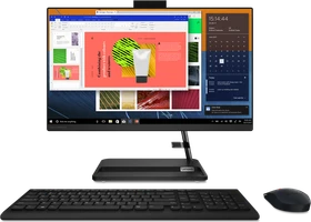 Lenovo IdeaCentre AIO 3 22ITL6, schwarz, Core i3-1115G4, 8GB RAM, 256GB SSD, DE (F0G5002DGE)