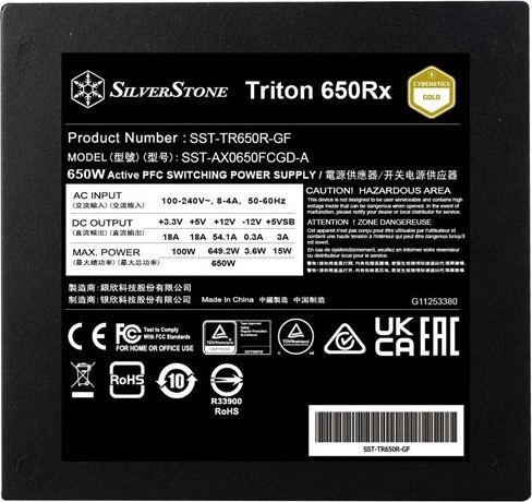SilverStone Triton 650Rx 650W, ATX 3.1
