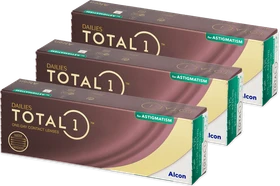 Alcon Dailies Total1 for Astigmatism, +3.25 Dioptrien, 90 Stück