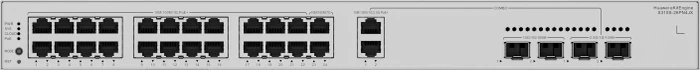 Huawei eKit SME Network eKitEngine S310S Series Rackmount Gigabit Managed Switch, 24x RJ-45, 2x SFP+, 2x RJ-45/SFP, 400W PoE+