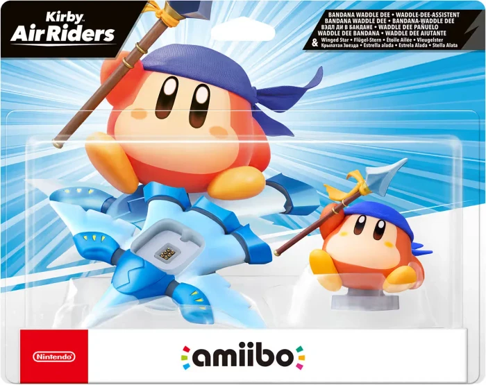 Nintendo amiibo Figur Kirby Air Riders Collection Waddle-Dee-Assistent & Flügel-Stern (Switch/WiiU/3DS)