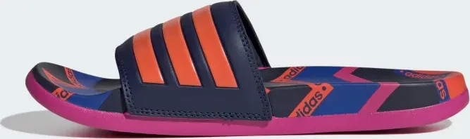 adidas Comfort Adilette night indigo/semi solar red/royal blue (Damen)