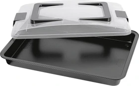 WMF Kaiser Bake & Take Springform Backform mit Haube 42x29cm (3201004157)