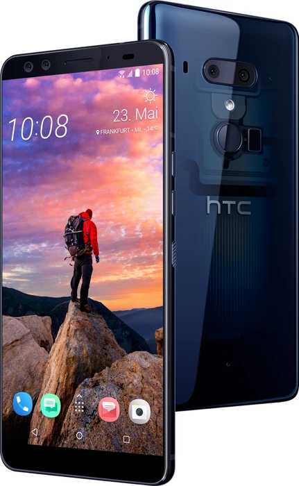 HTC U12+ Dual-SIM blau/transparent