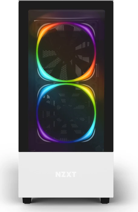 NZXT H510 Elite, weiß, Glasfenster