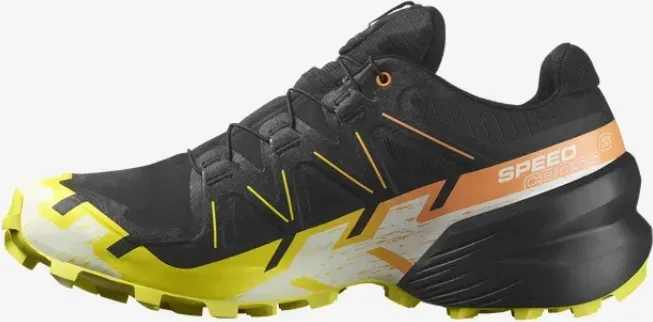 Salomon Speedcross 6 GTX black/sulphur spring/bird of paradise (Herren)