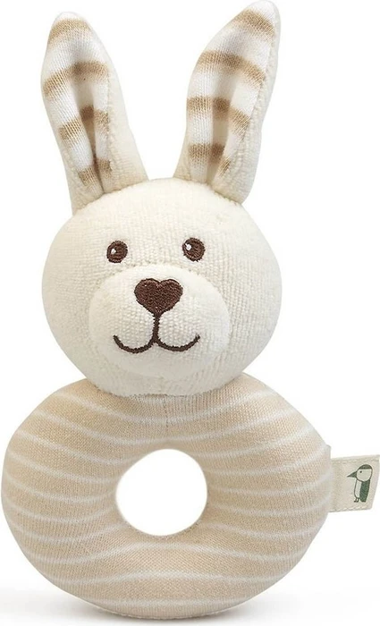 Grünspecht Bio-Stoffrassel Hase (619-00)