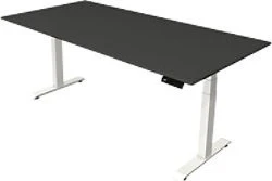 Kerkmann Move 4 elektrisch höhenverstellbarer Sitz-Steh-Schreibtisch 200x100cm anthrazit/weiß