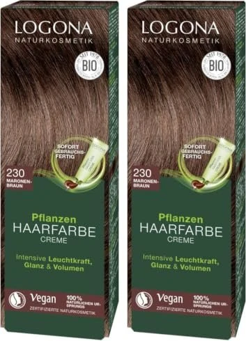 Logona Pflanzen Haarfarbe Creme 230 maronenbraun, 150ml