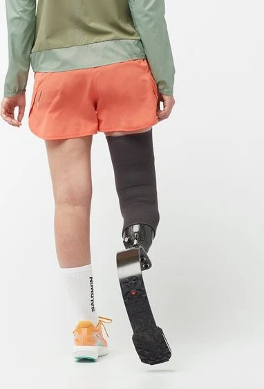 Salomon Cross 2in1 Laufhose kurz coral (Damen)