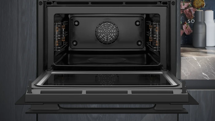Siemens iQ700 CM924G1M1 Backofen mit Mikrowelle mattschwarz