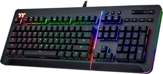 Thermaltake Level 20 RGB Gaming Keyboard, schwarz, MX SPEED RGB Silver, USB, DE