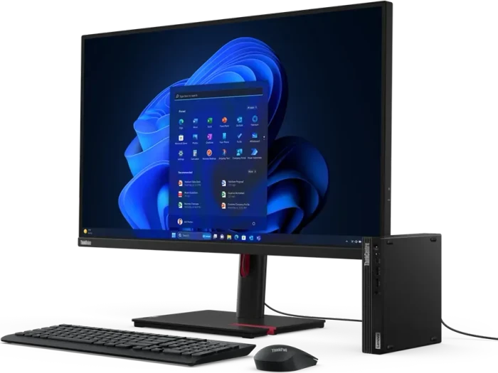 Lenovo ThinkCentre M70q Gen 5 Tiny, Black, Core i7-14700T, 16GB RAM, 512GB SSD, DE