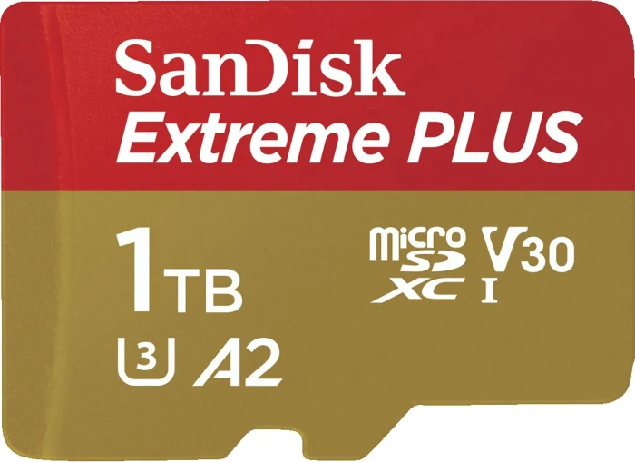 SanDisk Extreme PLUS, microSD UHS-I U3, A2, V30, Rev-BD