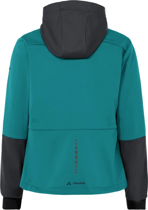 Vaude Qimsa Hooded Softshell Fahrradjacke fjord green (Damen)