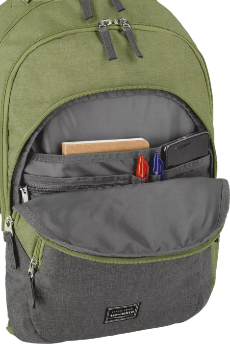 Travelite Basics Rucksack grün/grau