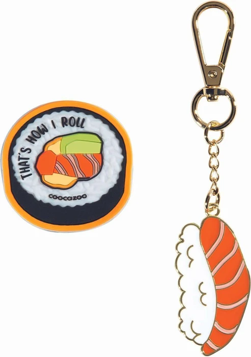 Coocazoo Colour Up-Set Anhänger & Patch Sushi Love