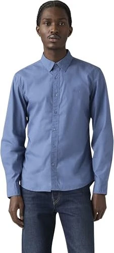 Levi's Battery Housemark Slim Fit Hemd langarm sunset blue/stretch poplin (Herren)