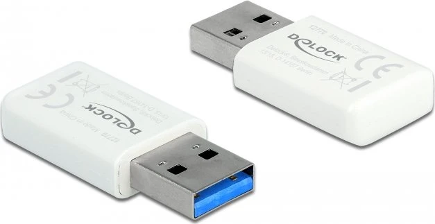 DeLOCK USB 3.0 DualBand Micro Stick, weiß, 2.4GHz/5GHz WLAN, USB-A 3.0 [Stecker]