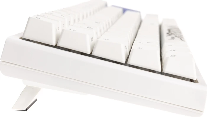 Ducky One 2 Pro Mini, PBT, weiß, LEDs RGB, MX RGB BLUE, USB, DE