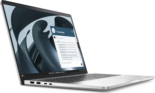 Dell Pro 16 Plus PB16255, Platinum Silver, Ryzen 5 PRO 230, 32GB RAM, 1TB SSD, DE