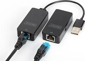 Digitus USB 2.0 Extender, 2x 100Base-TX, USB 2.0, bis, 50m (DA-70141)