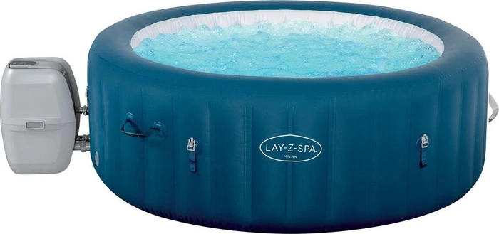 Bestway Lay-Z-Spa Milan AirJet Plus WLAN Whirlpool rund 196x71cm