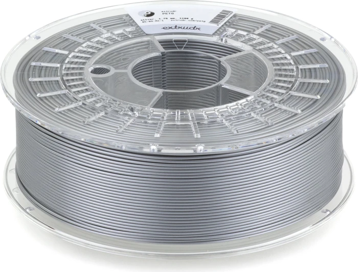 Extrudr PETG, silber, Spule, 1.75mm, 2.50kg