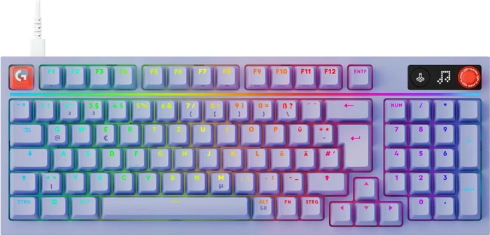 Logitech G316 X 98, Lilac, violett, Tactile Switch, USB, DE