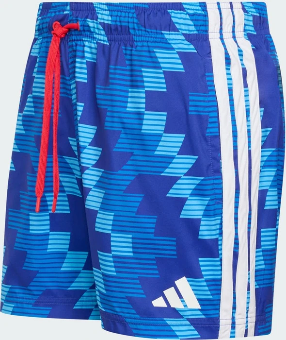 adidas Fussball 13cm Badeshorts semi blue burst/white (Herren)