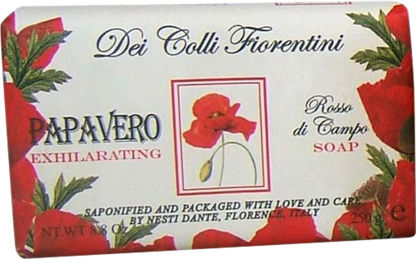 Nesti Dante Dei Colli Fiorentini Papavero Exhilarating feste Seife, 250g