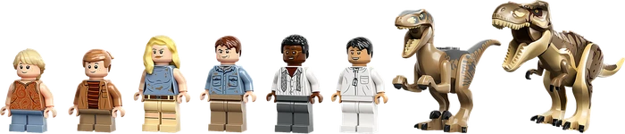LEGO Jurassic World - Angriff des T. rex und des Raptors aufs Besucherzentrum